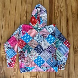 Teddy Fresh Quilted Patchwork Sweatshirt/Hoodie - Size Medium